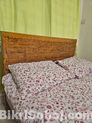 4ft*7ft Original Shegun Wood Bed with Mattress